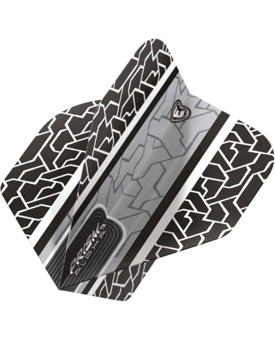 Winmau Prism Alpha Flights - Grey/White
