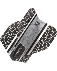 Winmau Prism Alpha Flights - Grey/White
