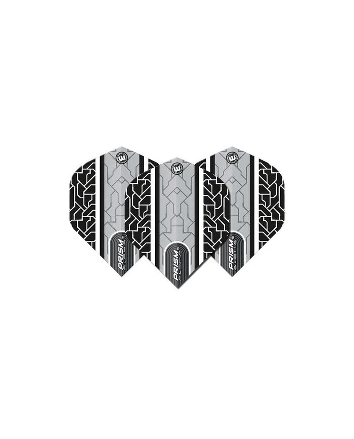 Winmau Prism Alpha Flights - Grey/White