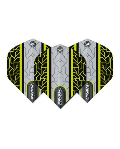 Winmau Prism Alpha Flights - Grey/Green