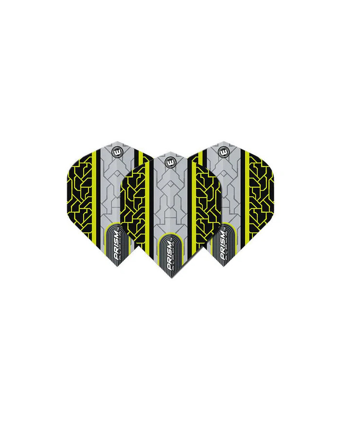 Winmau Prism Alpha Flights - Grey/Green