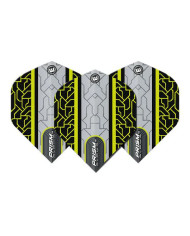 Winmau Prism Alpha Flights - Grey/Green