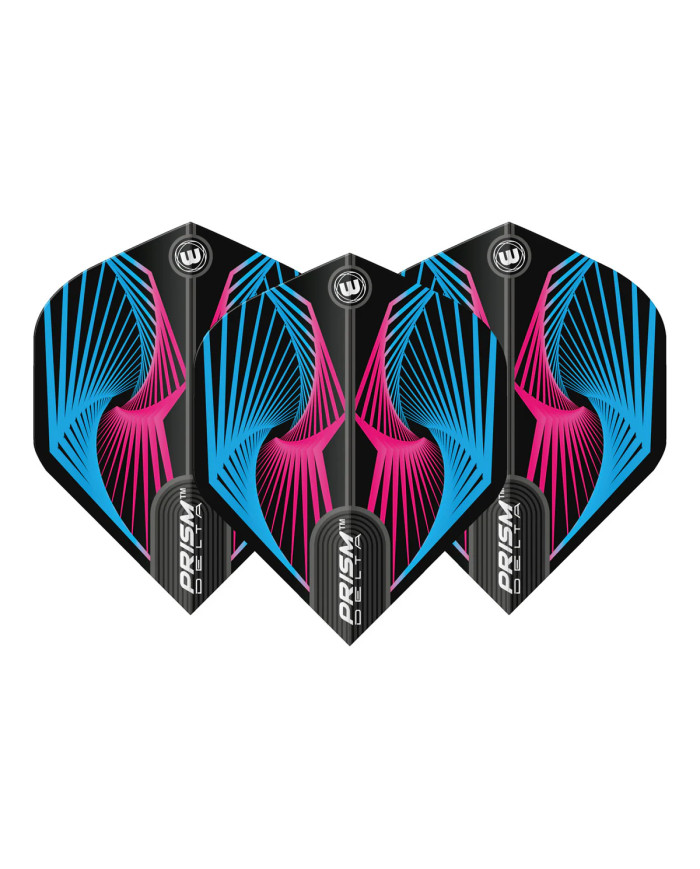 Winmau Prism Delta Flights - Blue/Pink