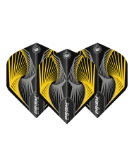 Winmau Prism Delta Flights - Yellow/Grey