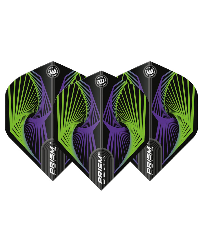 Winmau Prism Delta Flights - Green/Purple