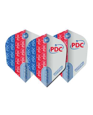 Winmau Prism Zeta PDC No6 Red & Blue Flights