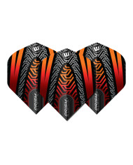 Winmau Prism Alpha Black & Orange Flights