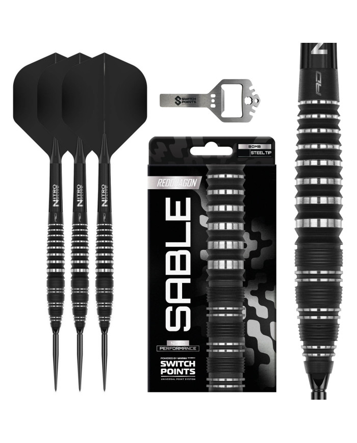 Red Dragon Sable Bomb Barrel Switch Point Darts