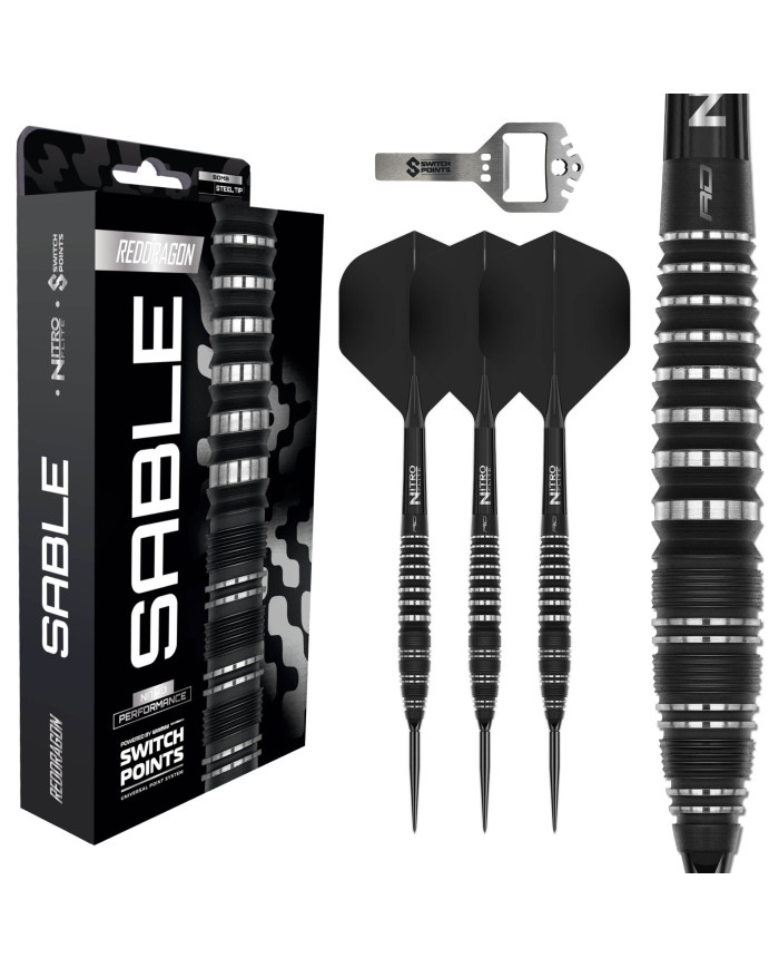 Red Dragon Sable Bomb Barrel Switch Point Darts