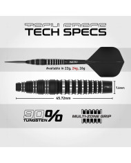Red Dragon Sable Bomb Barrel Switch Point Darts