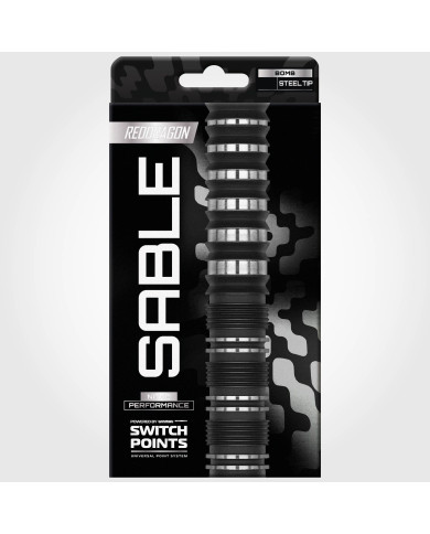 Red Dragon Sable Parallel Barrel Switch Point Darts