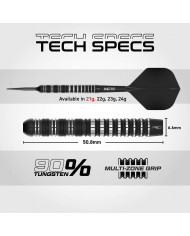 Red Dragon Sable Parallel Barrel Switch Point Darts