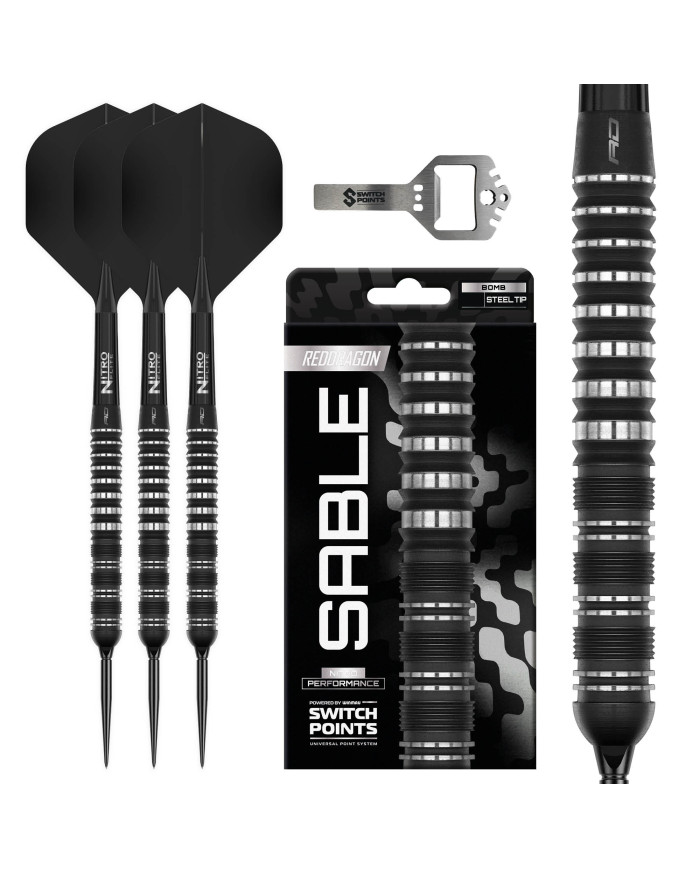 Red Dragon Sable Parallel Barrel Switch Point Darts