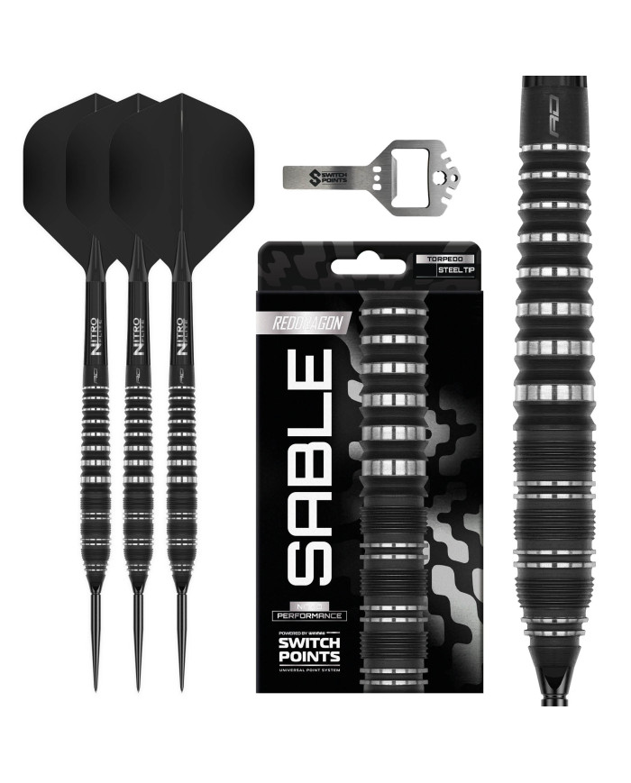 Red Dragon Sable Torpedo Barrel Switch Point Darts