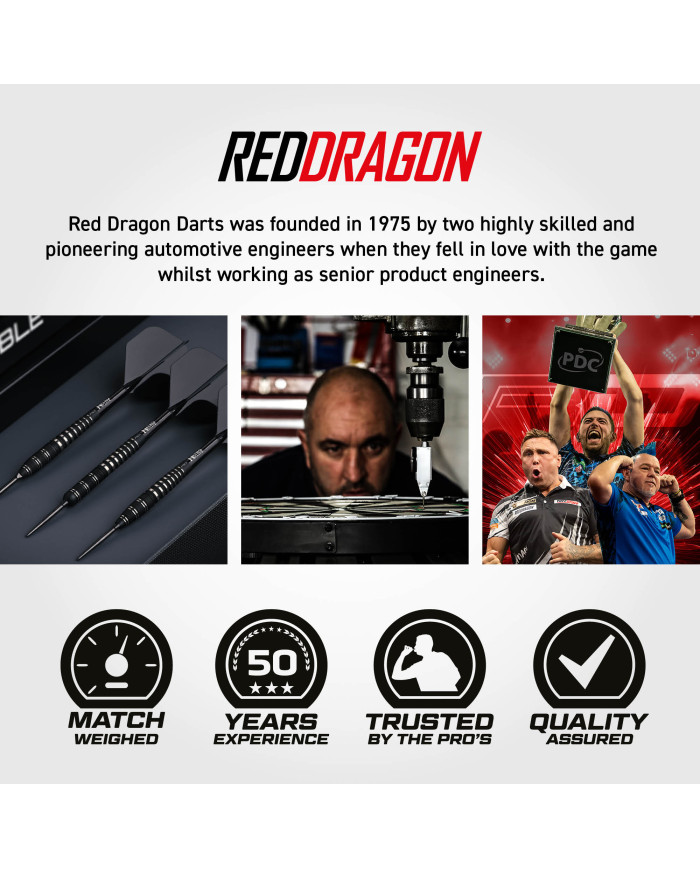 Red Dragon Sable Torpedo Barrel Switch Point Darts