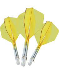 Unicorn Forge Two Tone Flights Clear & Yellow