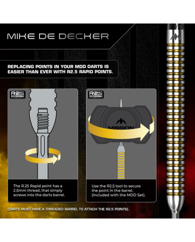 Mission Mike De Decker V2 95% Tungsten Darts