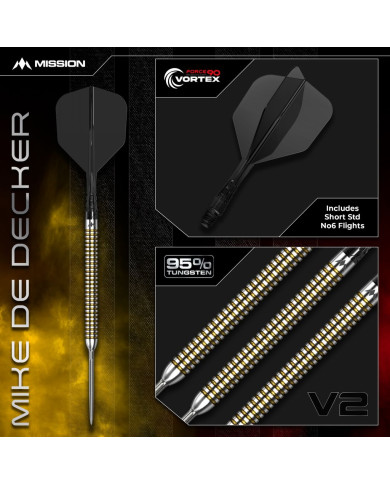 Mission Mike De Decker V2 95% Tungsten Darts