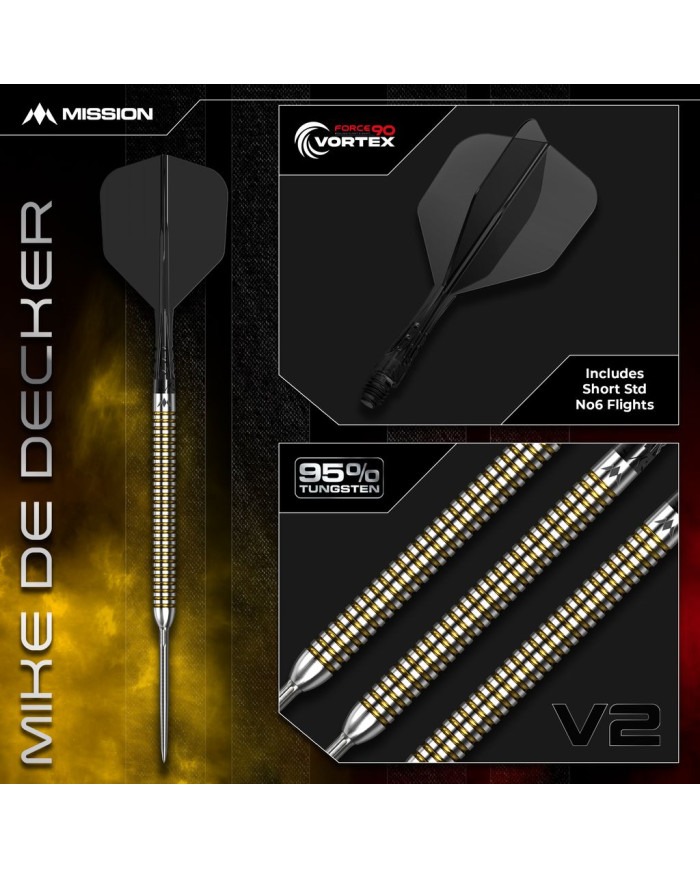 Mission Mike De Decker V2 95% Tungsten Darts
