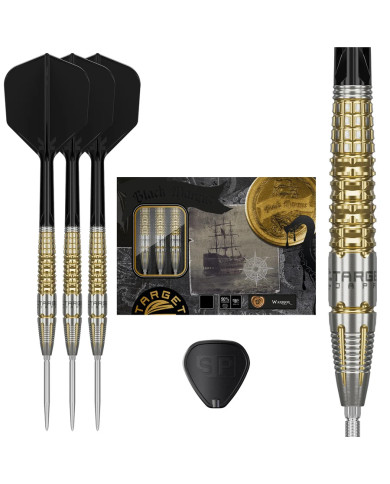 Target Japan Black Marque Warrior 90% Tungsten SP Steel Tip Darts
