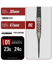 Target Japan Cathy Leung Charis G6 Swiss Point 90% Tungsten Steel Tip Darts