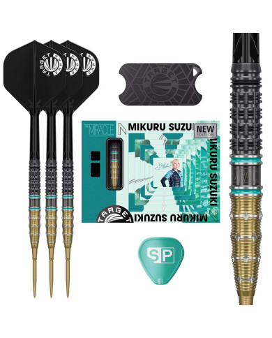 Target Japan Mikuru Suzuki The Miracle G7.5 95% Tungsten Swiss Point Steel Tip Darts
