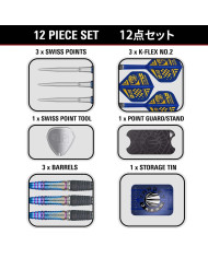 Target Japan Haruki Muramatsu Rising Sun G10 95% Tungsten SP Steel Tip Darts
