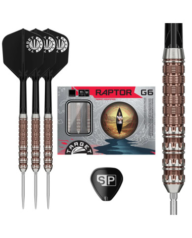 Target Japan Prime Series Raptor G6 90% Tungsten SP Steel Tip Darts