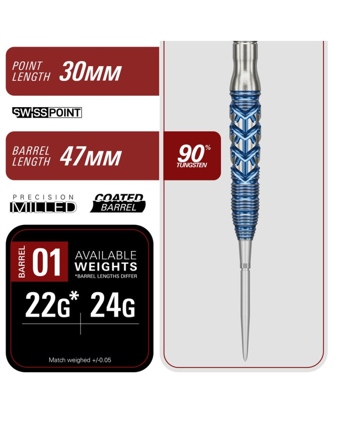 Target Japan Sereno G3 90% Tungsten SP Steel Tip Darts