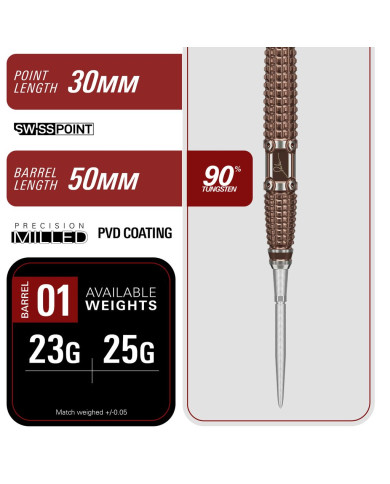 Target Japan Paul Lim Legend G10 90% Tungsten SP Steel Tip Darts