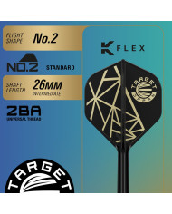 Target Japan Miracle X Rising Sun Champions Limited Edition 95% Tungsten SP Steel Tip Darts