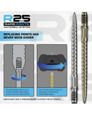 Mission R2.5 Rapid Dart Points RVX Black
