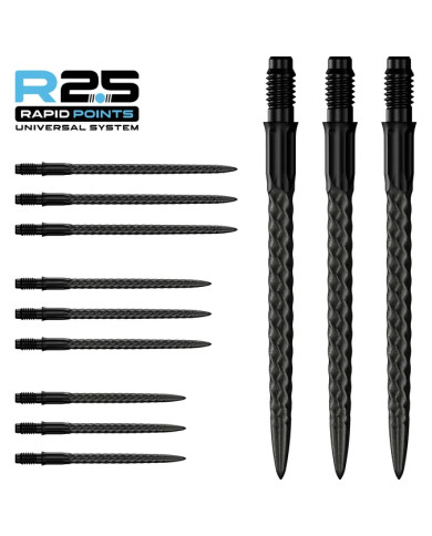 Mission R2.5 Rapid Dart Points RVX Black
