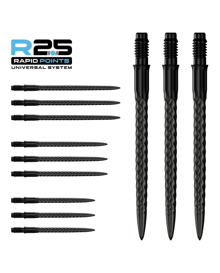Mission R2.5 Rapid Dart Points RVX Black