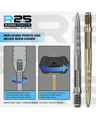 Mission R2.5 Rapid Dart Points DSX Silver