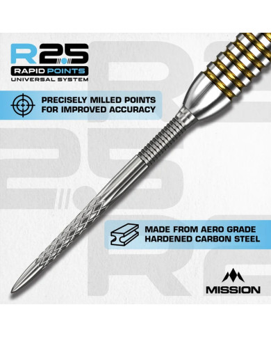 Mission R2.5 Rapid Dart Points DSX Silver