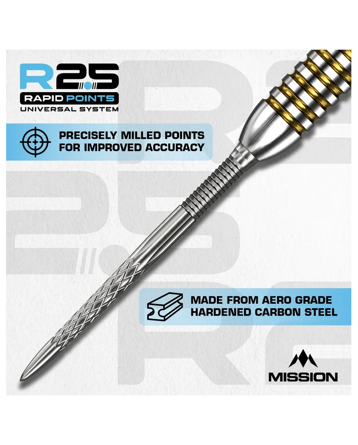 Mission R2.5 Rapid Dart Points DSX Silver