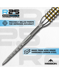 Mission R2.5 Rapid Dart Points DSX Silver