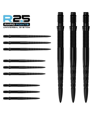 Mission R2.5 Rapid Dart Points DSX Black