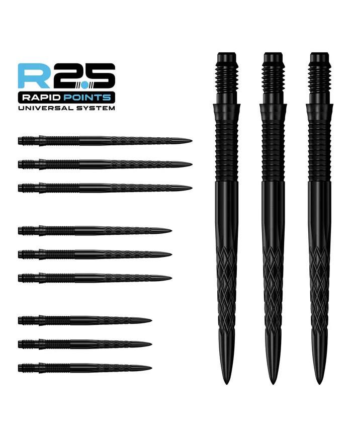 Mission R2.5 Rapid Dart Points DSX Black