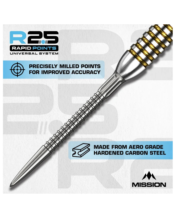 Mission R2.5 Rapid Dart Points GV1 Black
