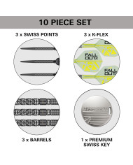 Target Luke Littler Nuke Fallout 90% Tungsten Steel Tip Darts
