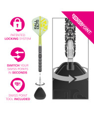 Target Luke Littler Nuke Fallout 90% Tungsten Steel Tip Darts