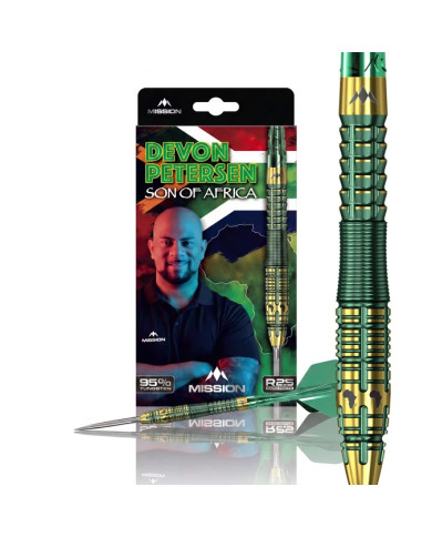 Mission Devon Petersen R2.5 Darts Steel Tip - 95% Tungsten