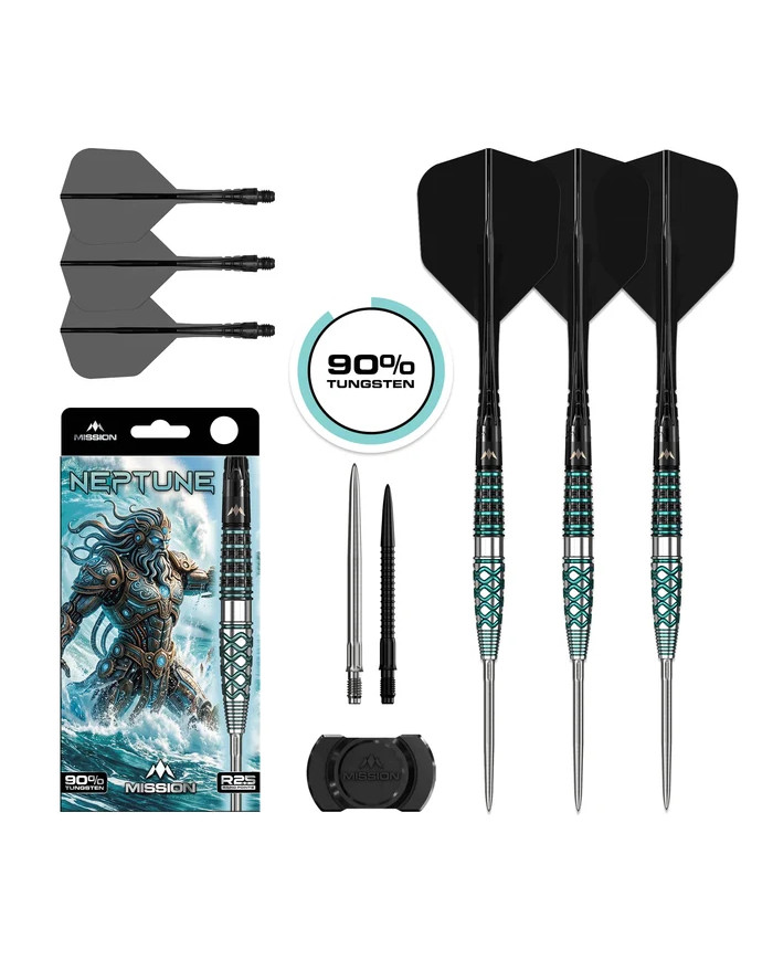 Mission Neptune R2.5 Darts Steel Tip - 90% Tungsten