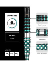 Mission Neptune R2.5 Darts Steel Tip - 90% Tungsten