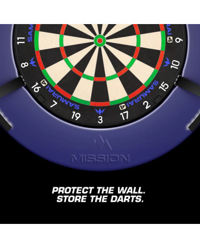 Mission Dartboard Surround Logo - Built in Dart Holder