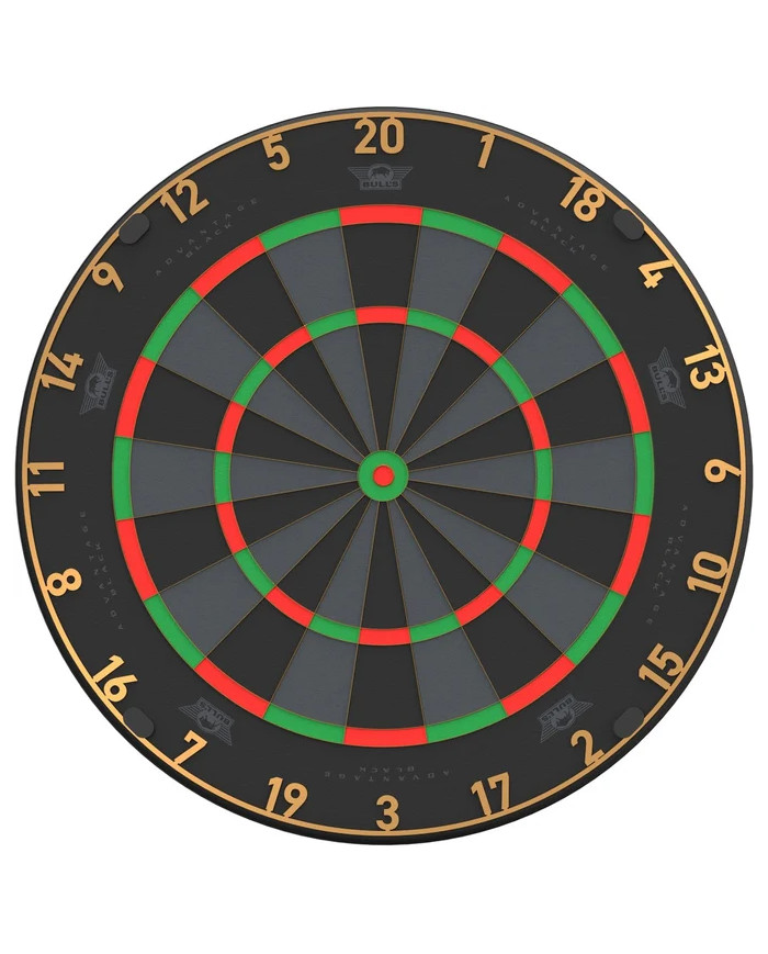 Bulls Advantage Dartboard - Professional - Black