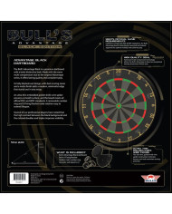 Bulls Advantage Dartboard - Professional - Black
