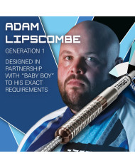 Target Adam Lipscombe G1 Swiss Point 90% Tungsten 25g Steel Tip Darts